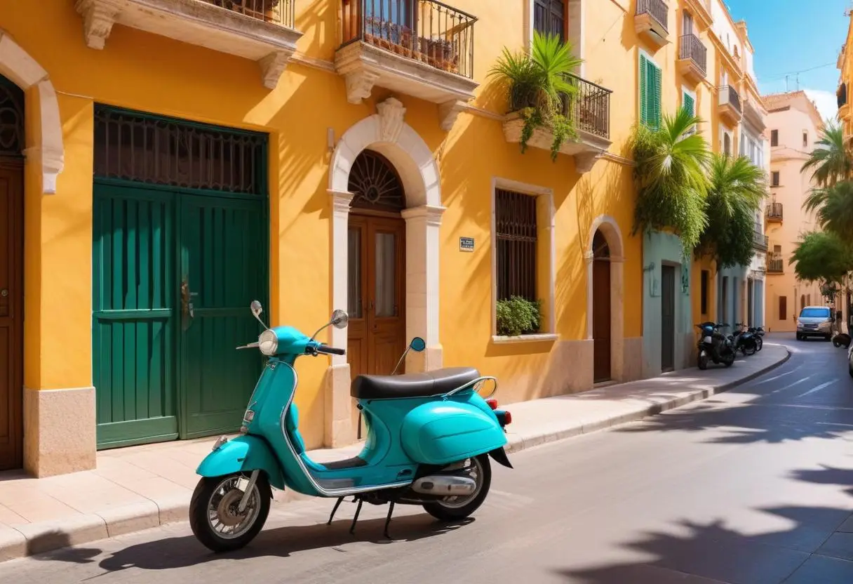 Hyra moped i Valencia – upptäck staden enkelt! illustration