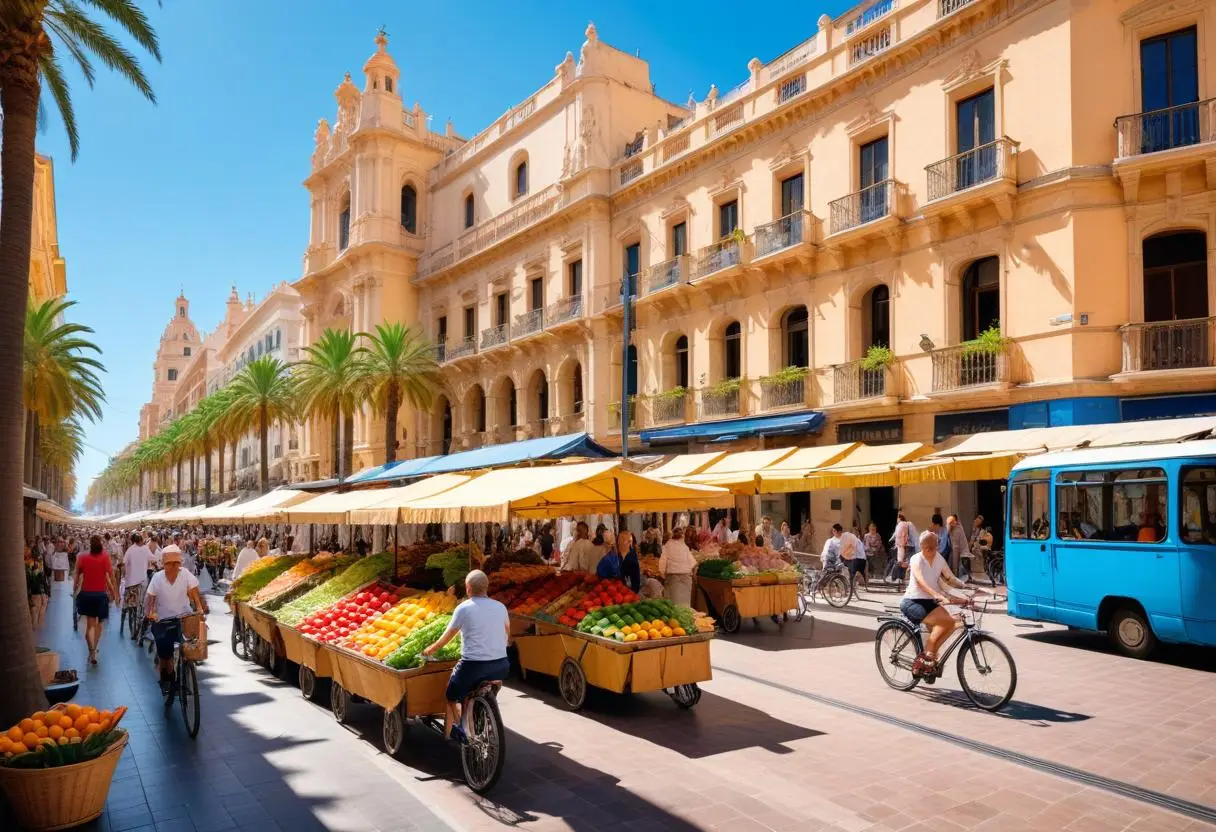 Taxi i Valencia illustration
