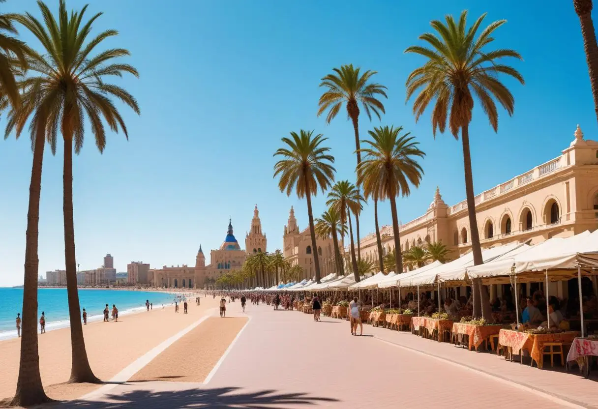 Kolla in det perfekta vädret i Valencia! illustration